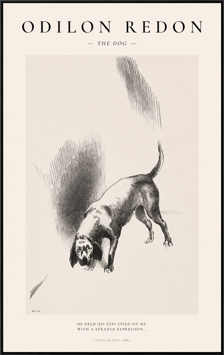 Odilon Redon The Dog No1 - Póster