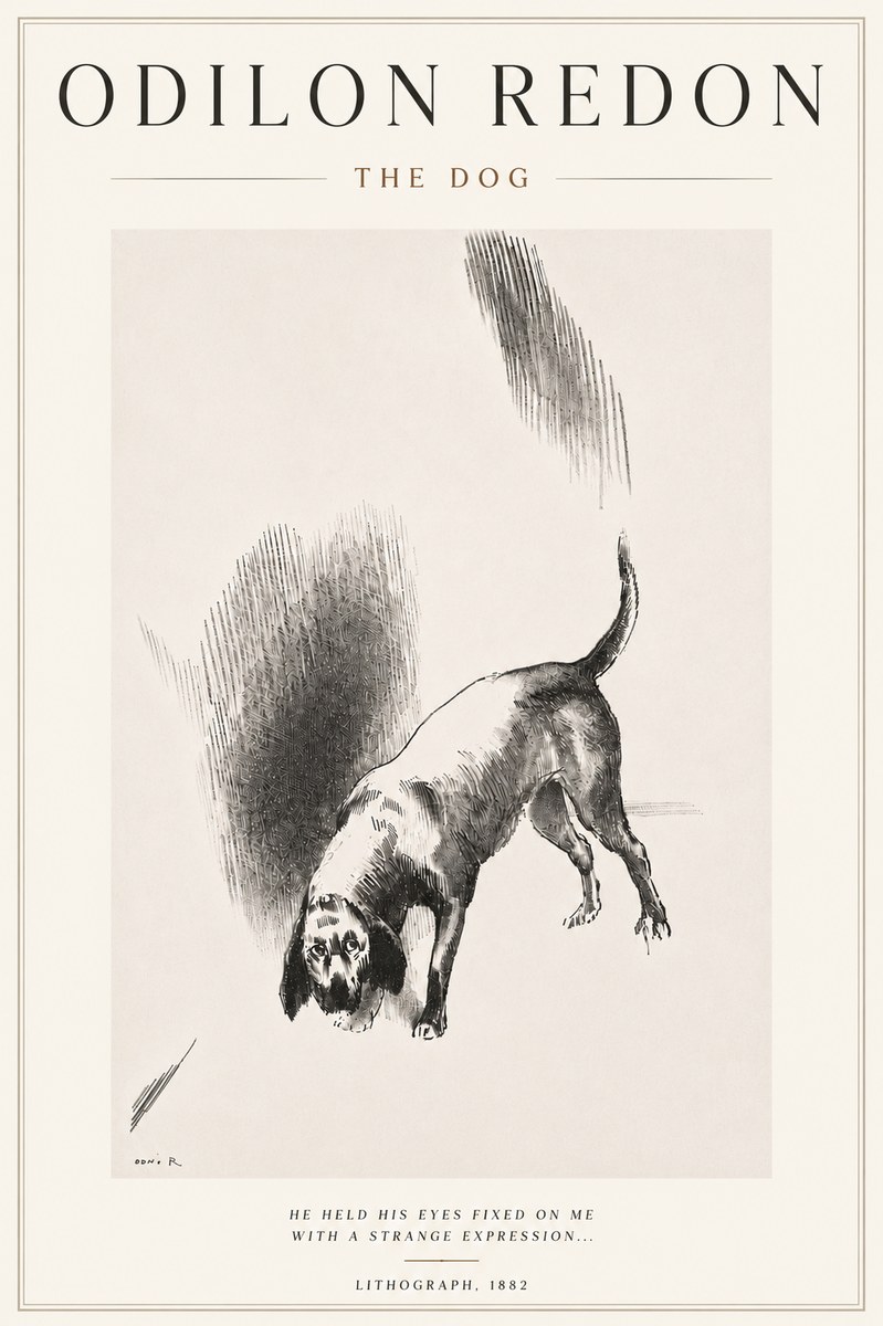 Odilon Redon The Dog No5 - Póster
