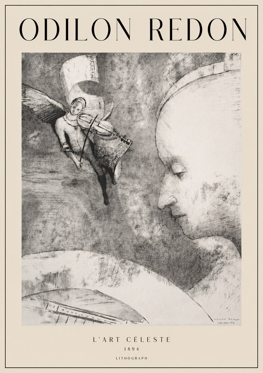 Odilon Redon L'art Céleste No1 - Póster