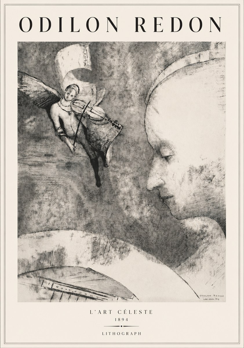 Odilon Redon L'art Céleste No3 - Póster