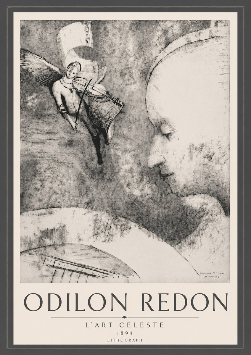 Odilon Redon L'art Céleste No6 - Póster