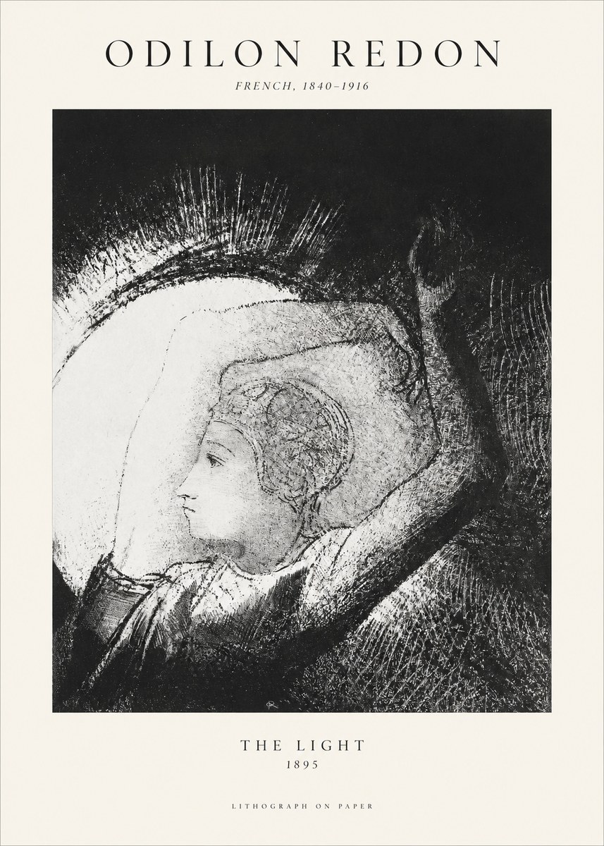 Odilon Redon The Light No1 - Póster