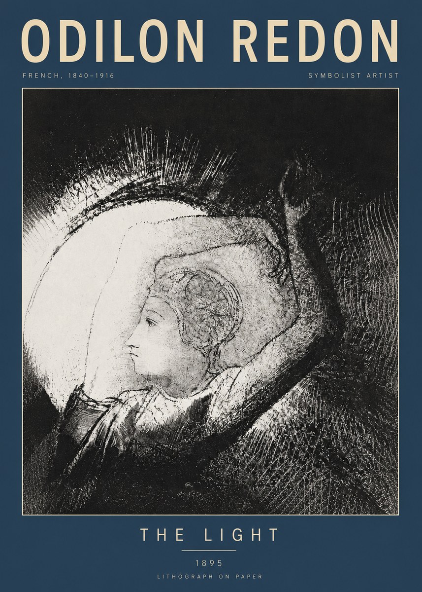 Odilon Redon The Light No2 - Póster