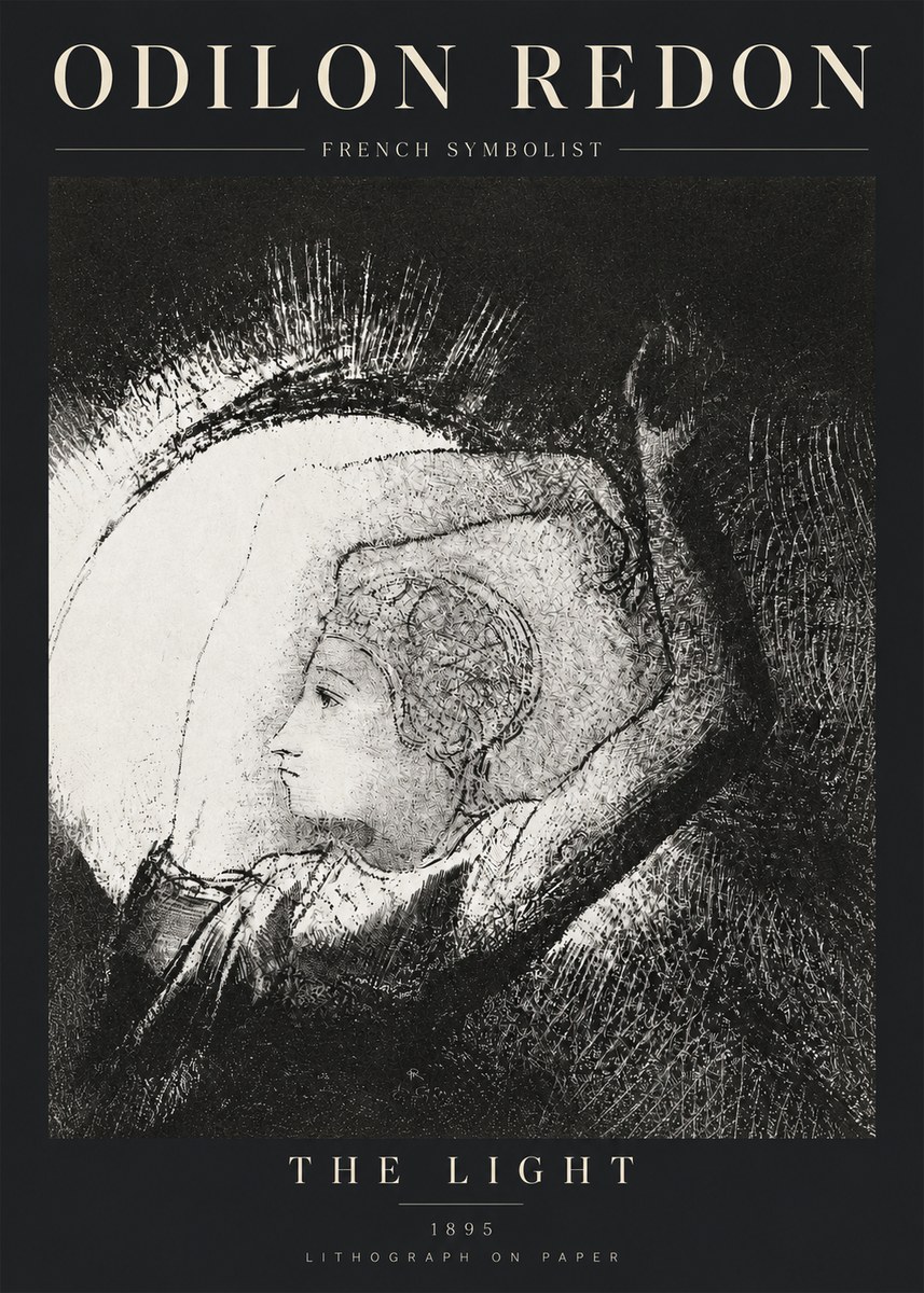 Odilon Redon The Light No3 - Póster