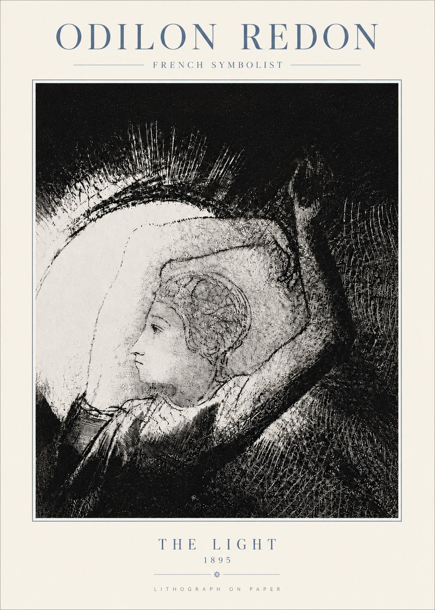 Odilon Redon The Light No5 - Póster