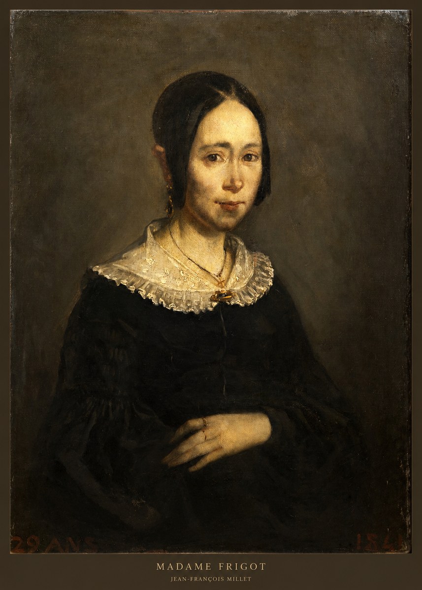 Jean-François Millet Madame Frigot No6 - Póster