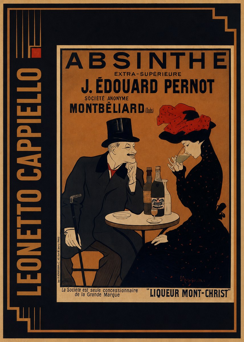 Leonetto Cappiello Absinthe J. Édouard Pernot No2 - Póster