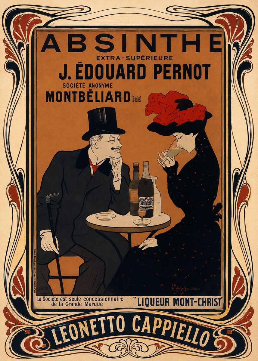 Leonetto Cappiello Absinthe J. Édouard Pernot No5 - Póster