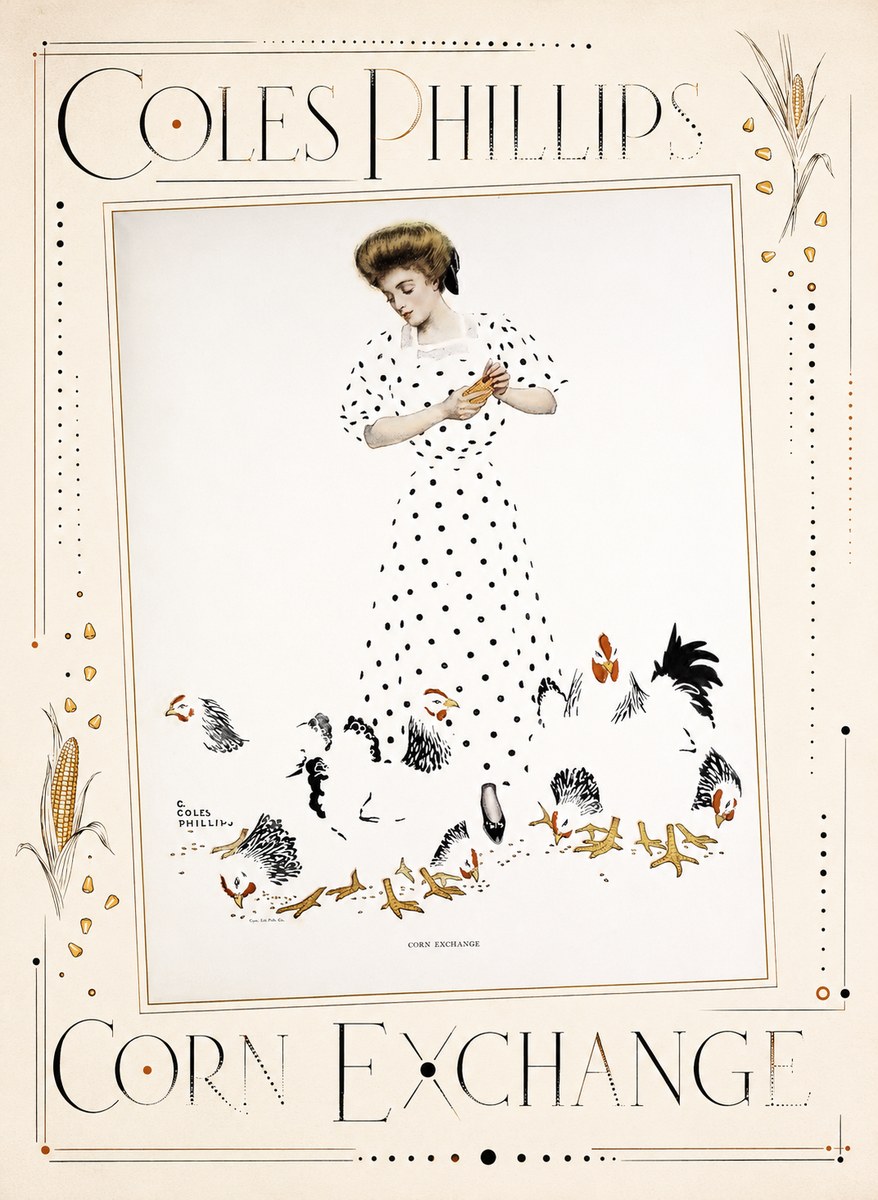 Coles Phillips Corn Exchange No5 - Póster