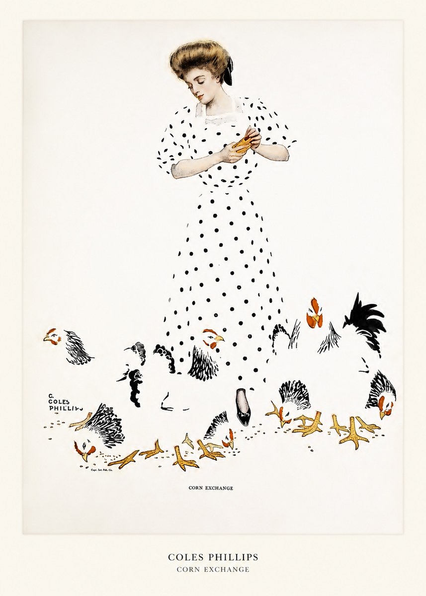 Coles Phillips Corn Exchange No6 - Póster