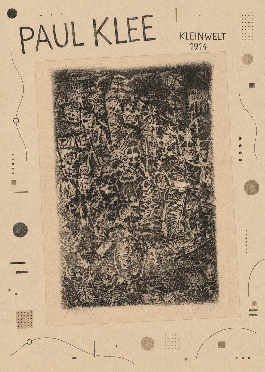 Paul Klee Kleinwelt No2 - Póster