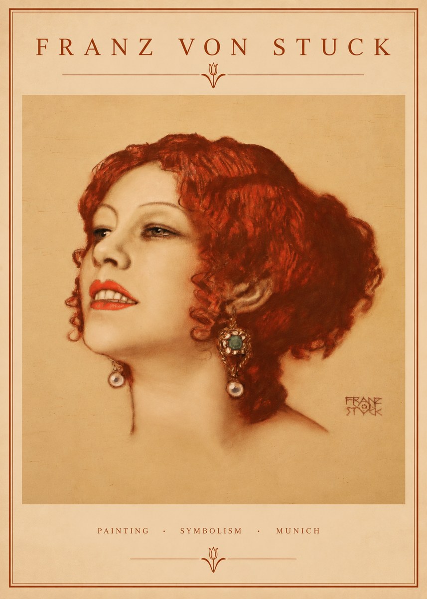 Franz von Stuck Medusa No2 - Póster