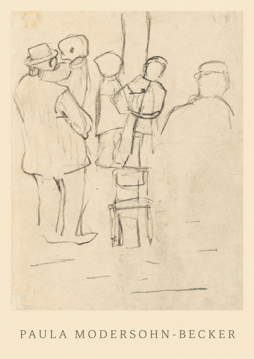 Paula Modersohn-Becker Studies of Figures No1 - Póster