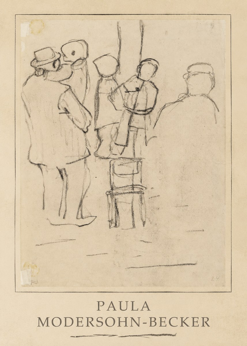 Paula Modersohn-Becker Studies of Figures No3 - Póster