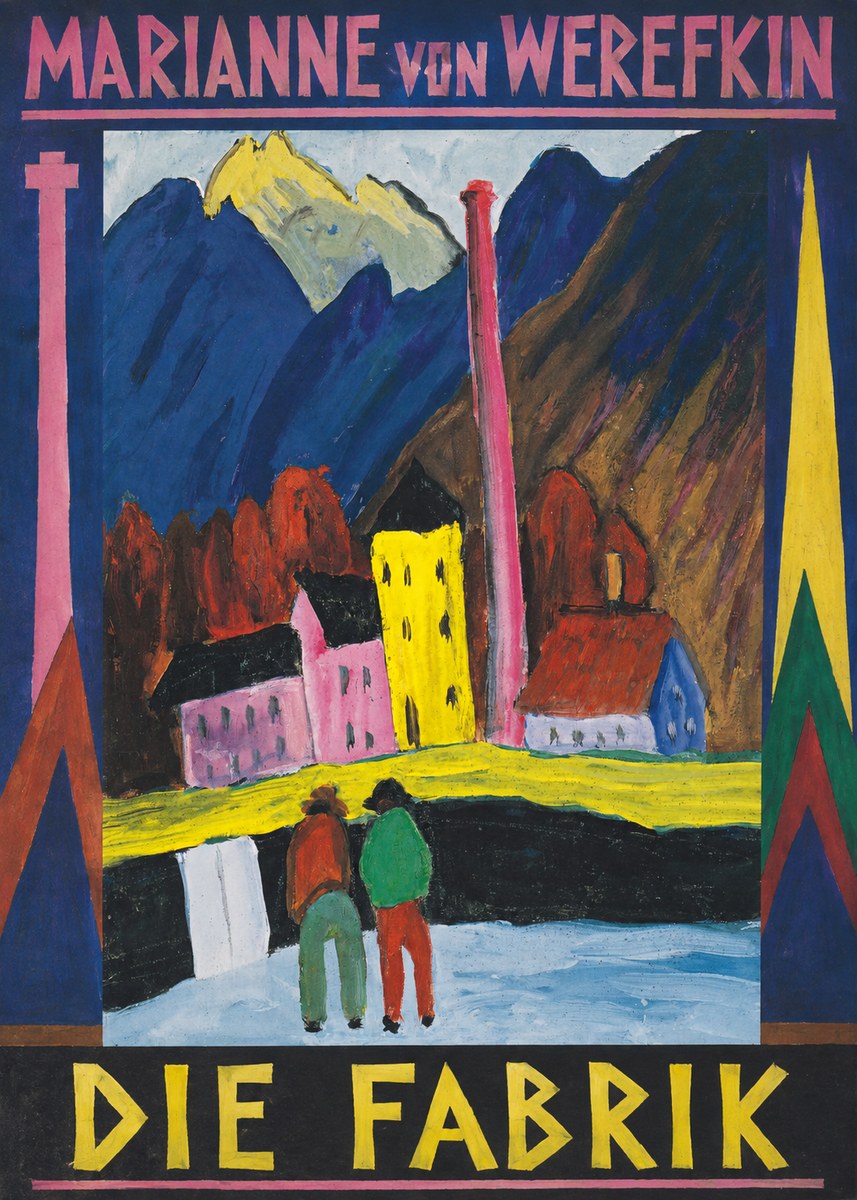 Marianne von Werefkin Die Fabrik No1 - Póster