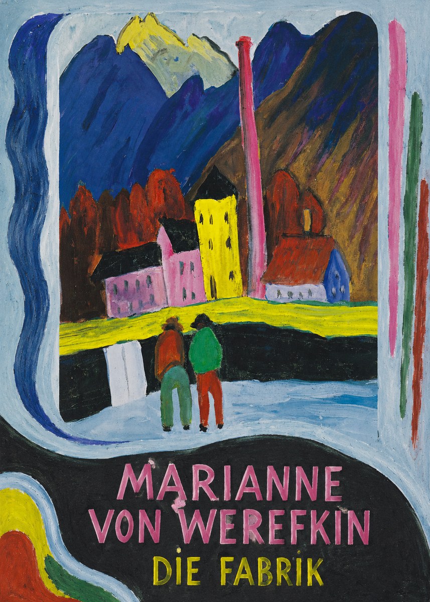 Marianne von Werefkin Die Fabrik No5 - Póster