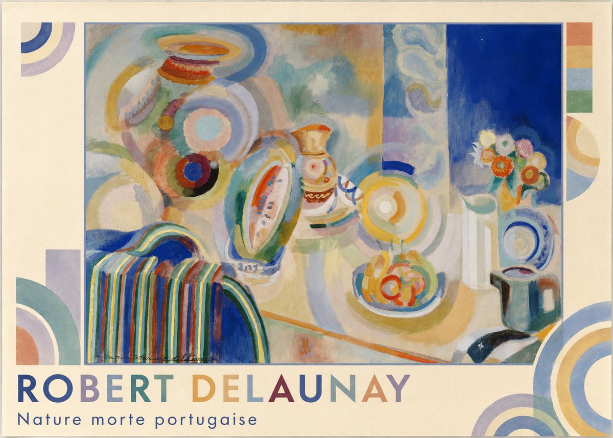 Robert Delaunay Nature Morte Portugaise No1 - Póster