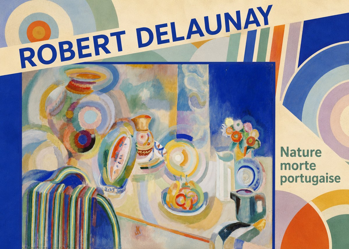 Robert Delaunay Nature Morte Portugaise No5 - Póster