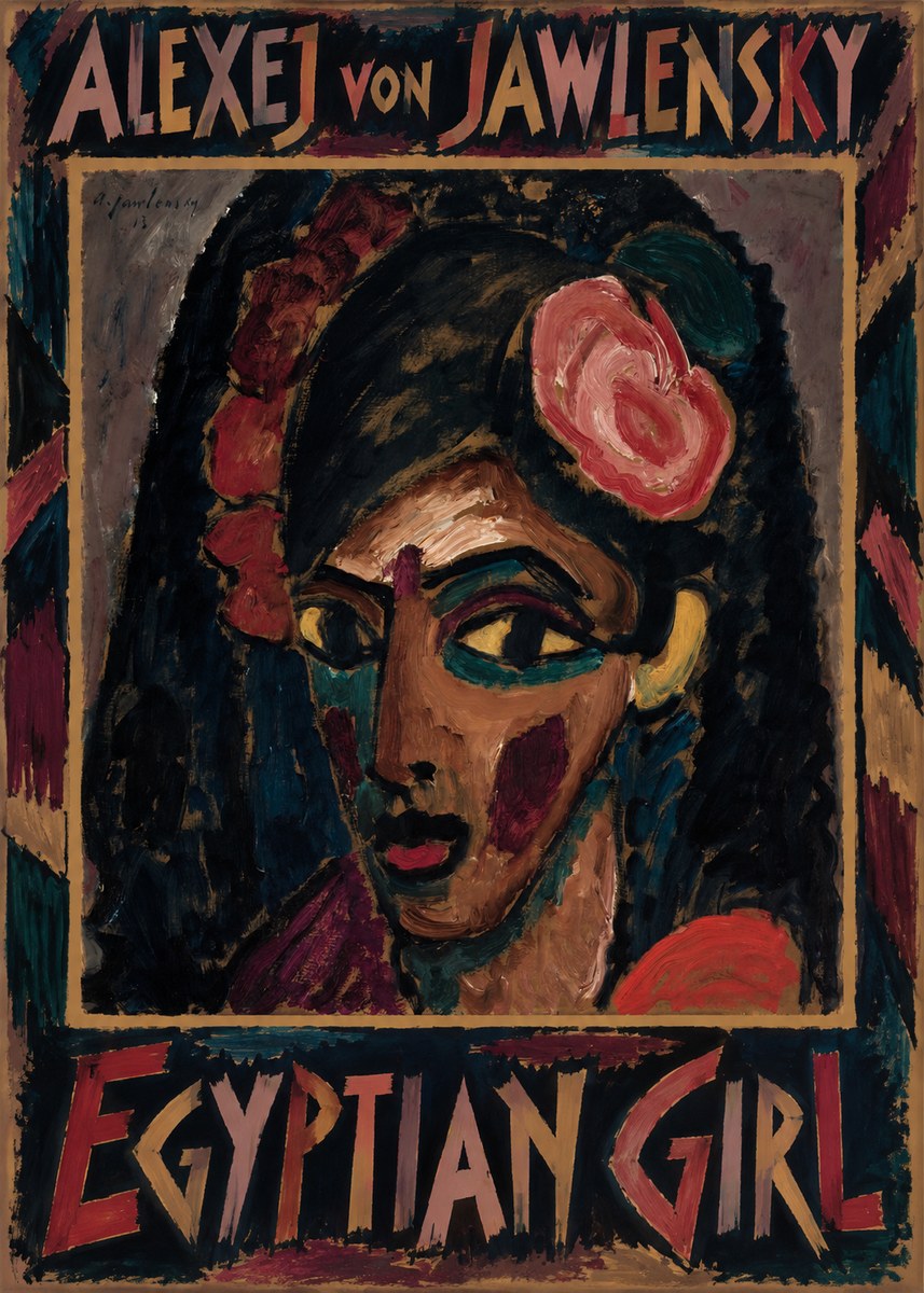 Alexej von Jawlensky Egyptian Girl No1 - Póster