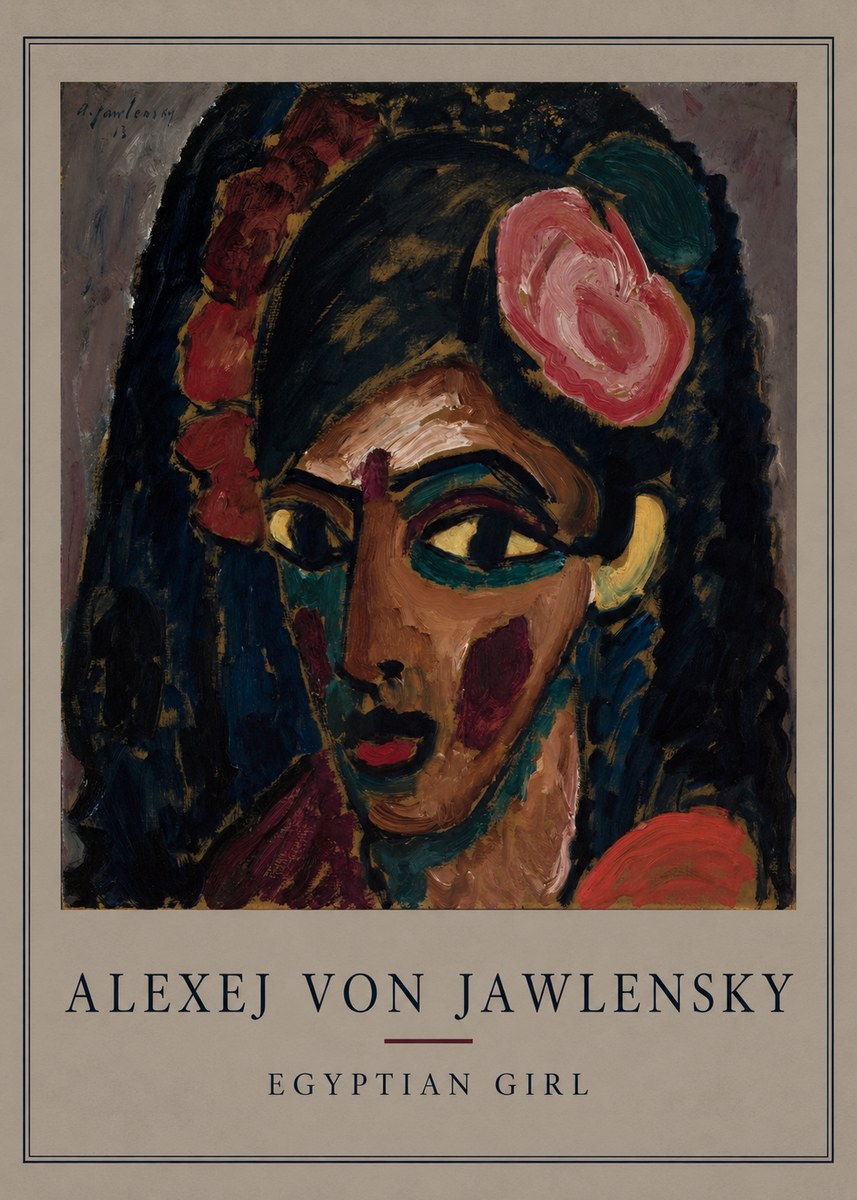 Alexej von Jawlensky Egyptian Girl No4 - Póster