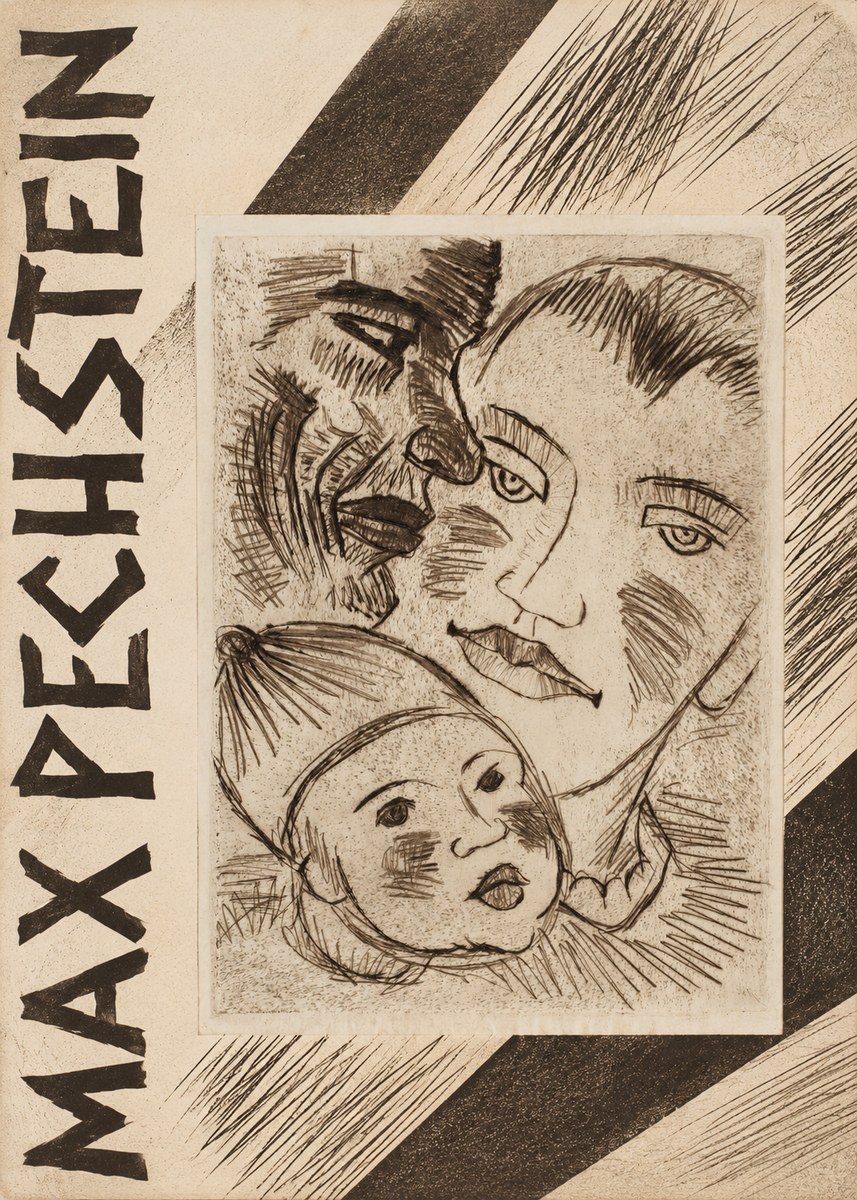 Max Pechstein Fischerfamilie No4 - Póster