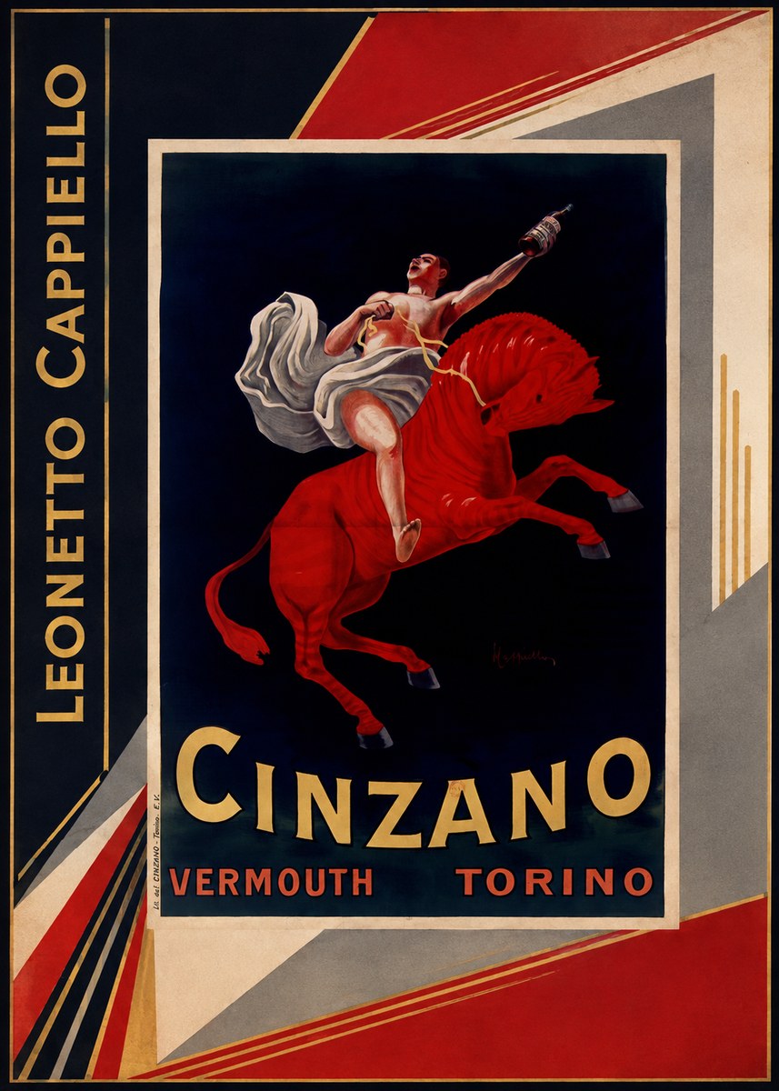 Leonetto Cappiello Cinzano Vermouth No2 - Póster