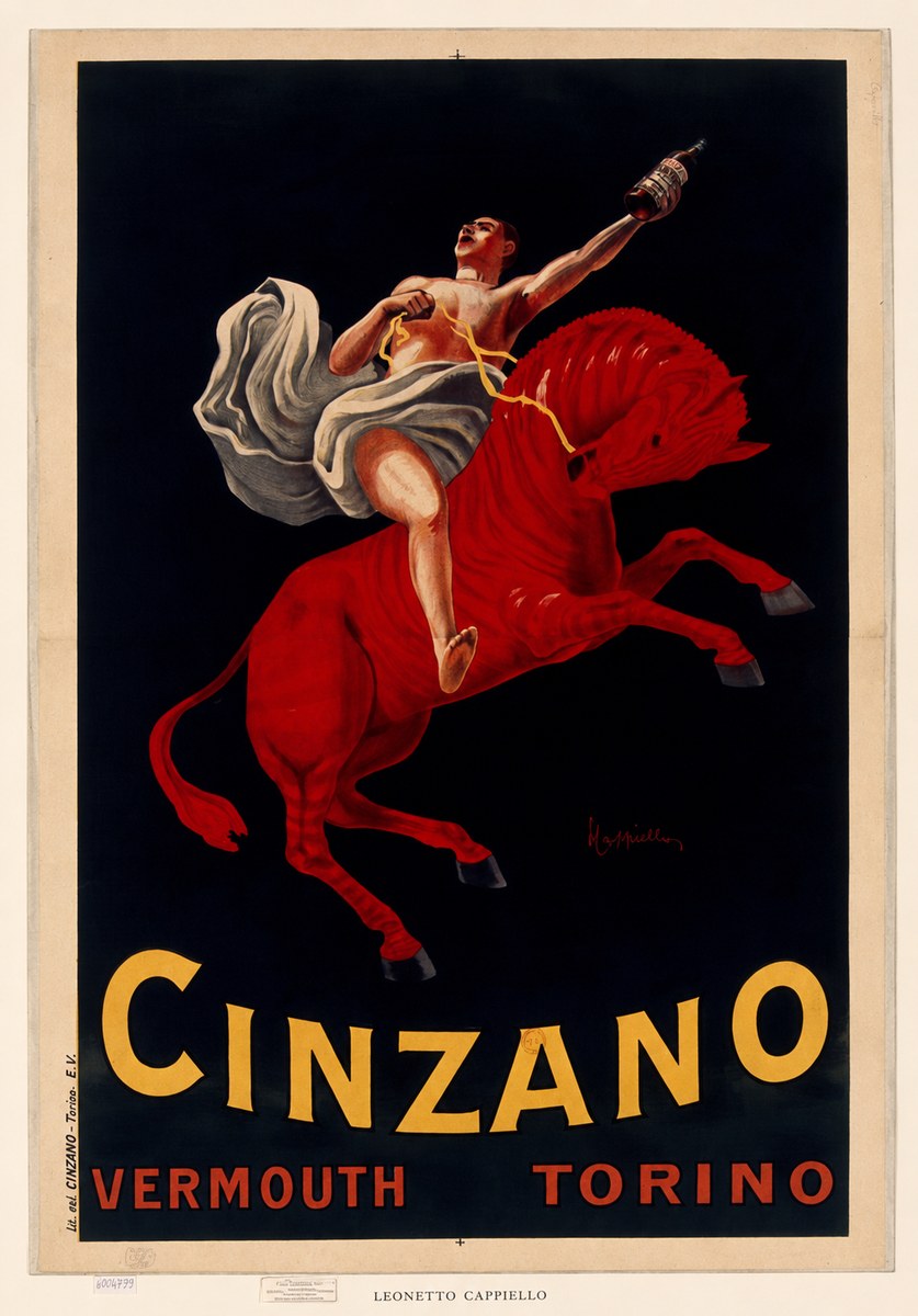 Leonetto Cappiello Cinzano Vermouth No6 - Póster