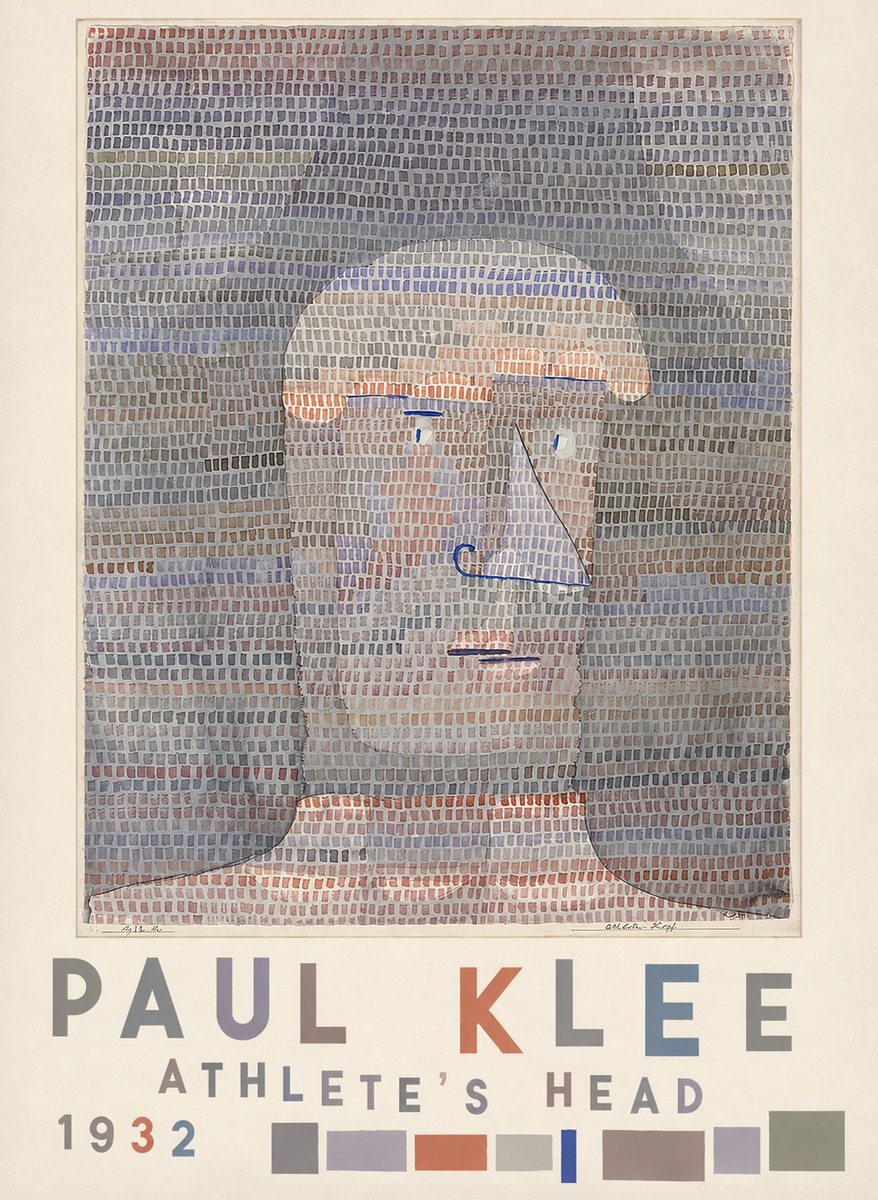 Paul Klee Athlete's Head No5 - Póster