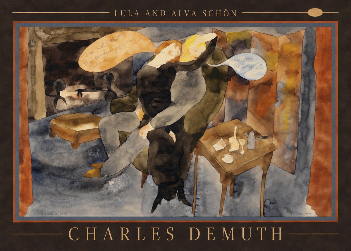 Charles Demuth Lula and Alva Schön No6 - Póster