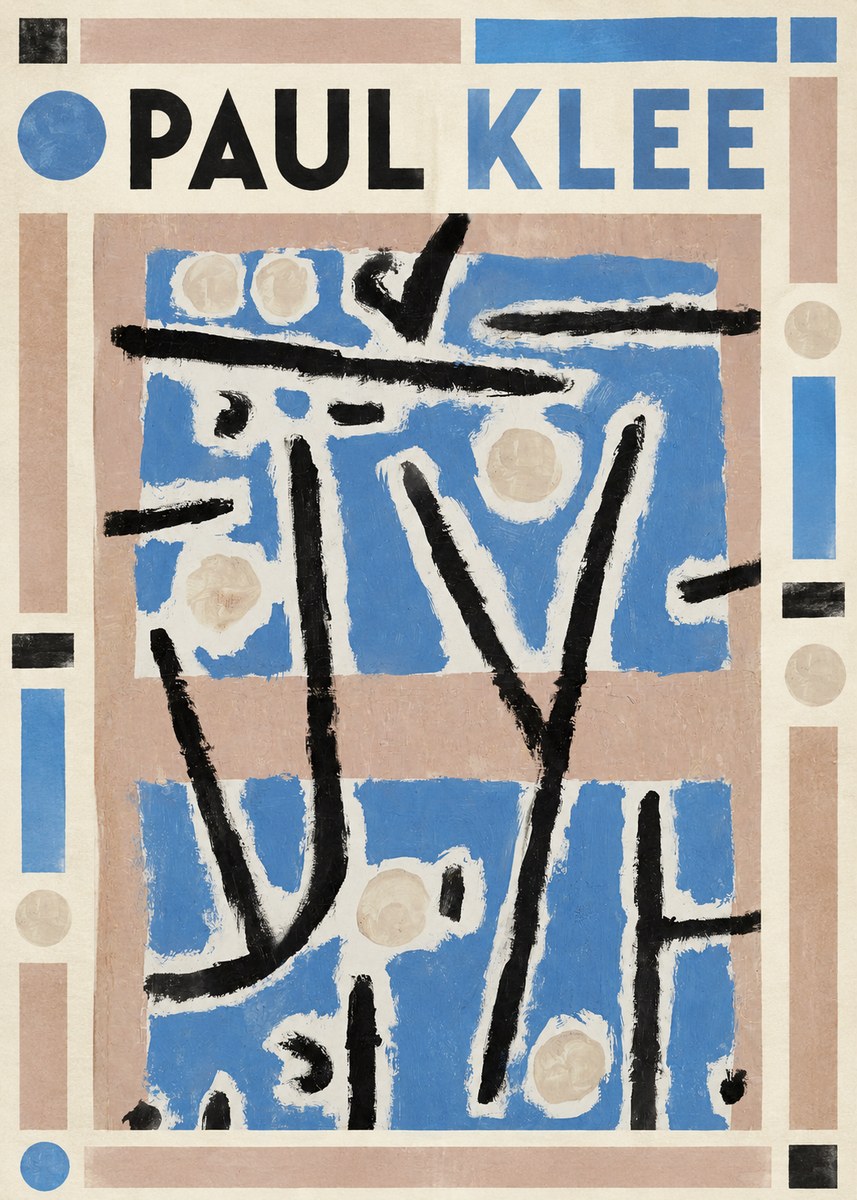 Paul Klee Abstract Geometric Composition No1 - Póster