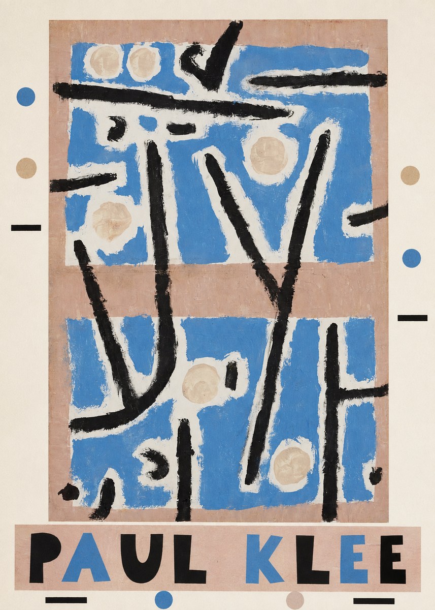 Paul Klee Abstract Geometric Composition No3 - Póster