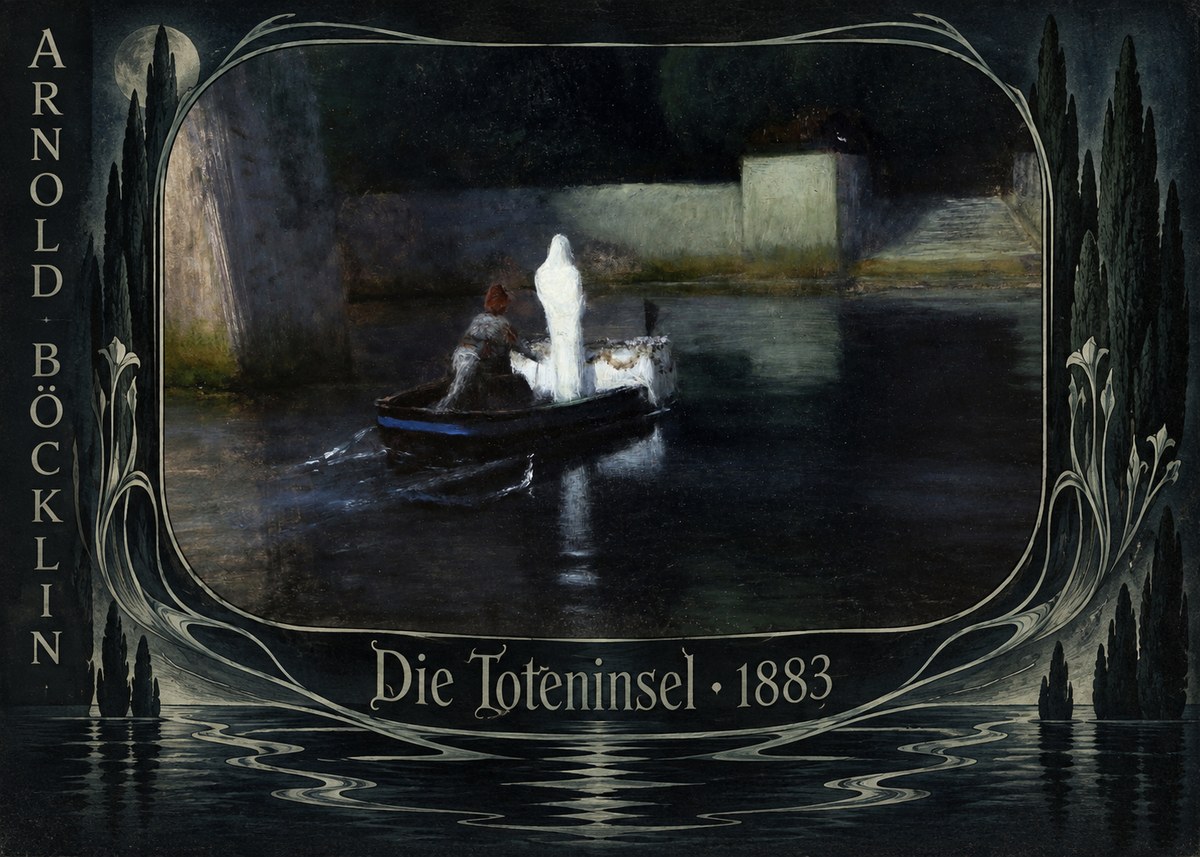 Arnold Böcklin Die Toteninsel III No6 - Póster