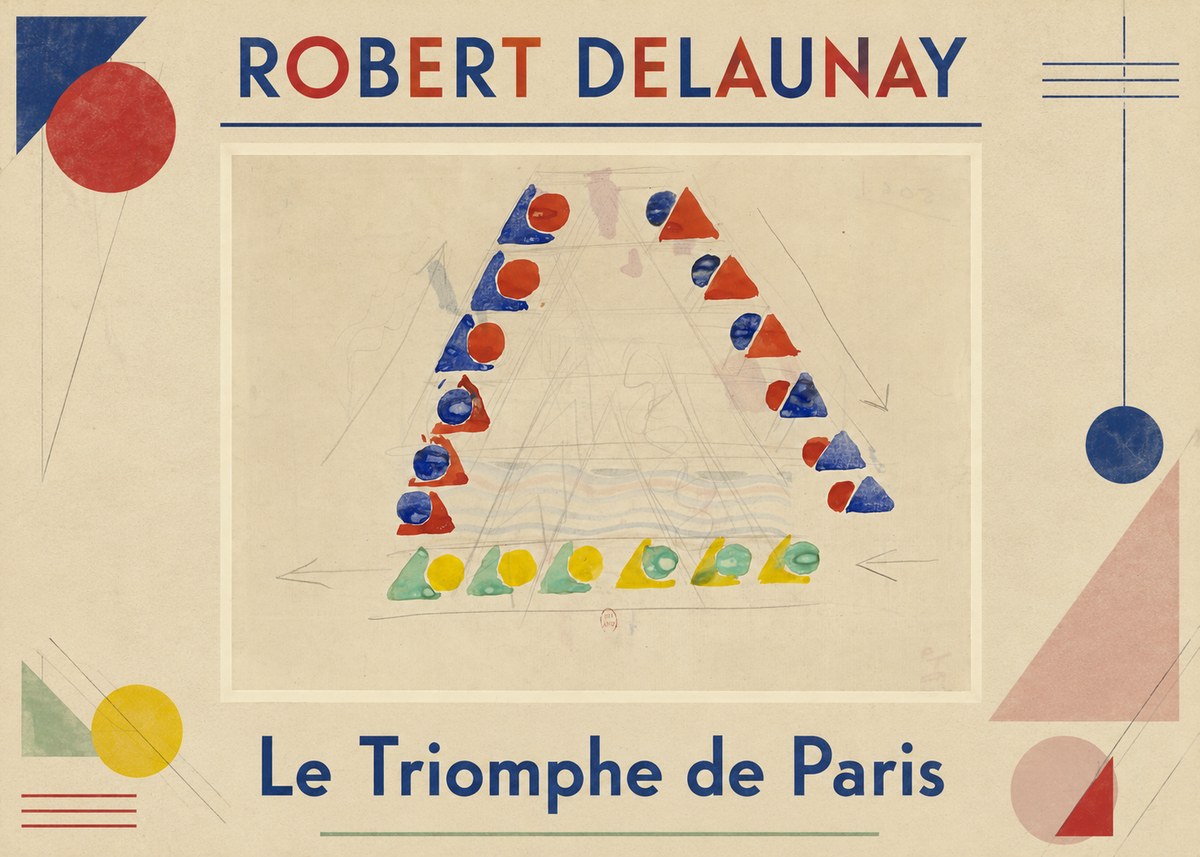 Robert Delaunay Le Triomphe De Paris II No1 - Póster