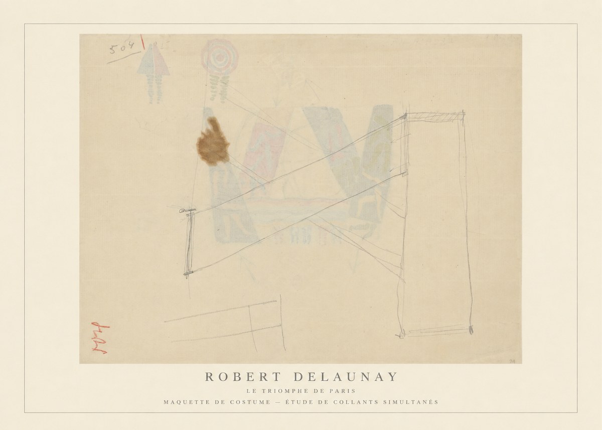 Robert Delaunay Le Triomphe De Paris III No4 - Póster