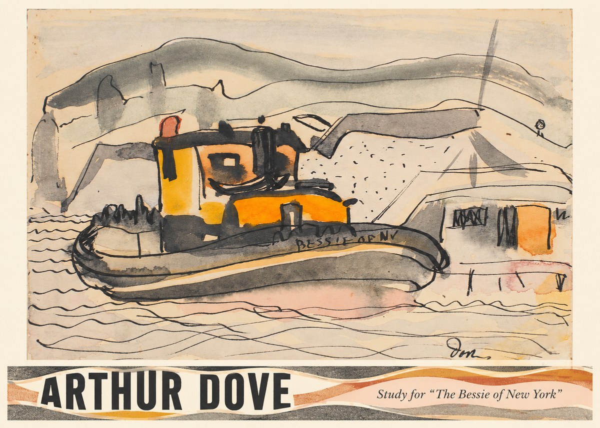 Arthur Dove Study for "the Bessie of New York" No3 - Póster