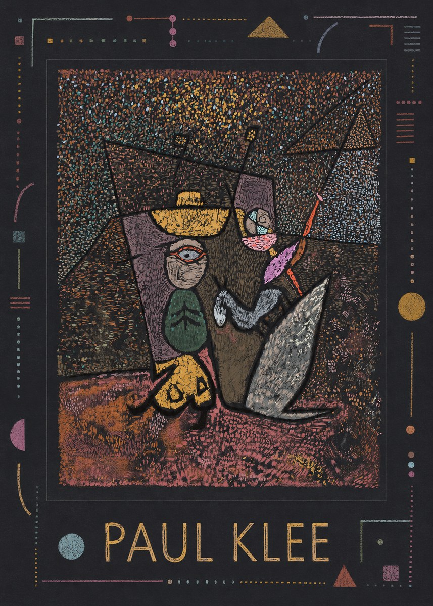 Paul Klee Man, Beast and Plant No1 - Póster