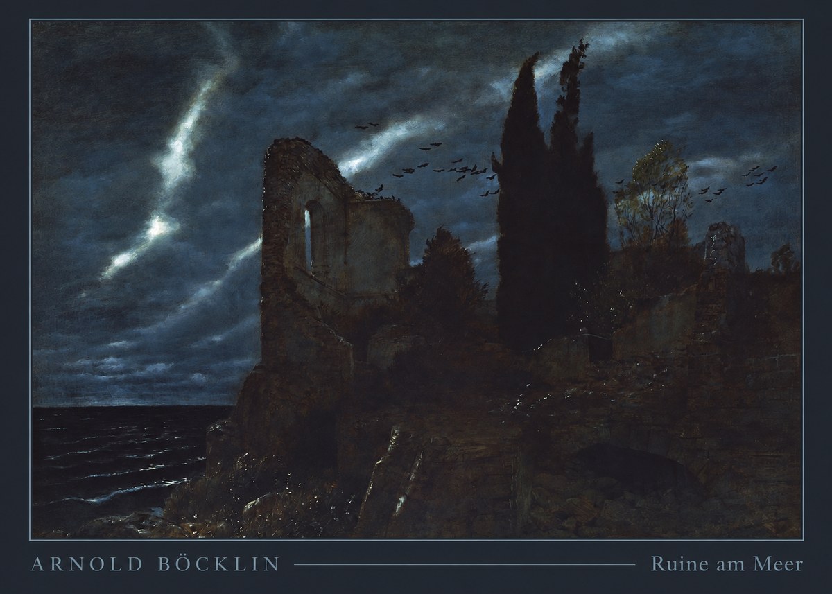 Arnold Böcklin Ruine Am Meer I No3 - Póster