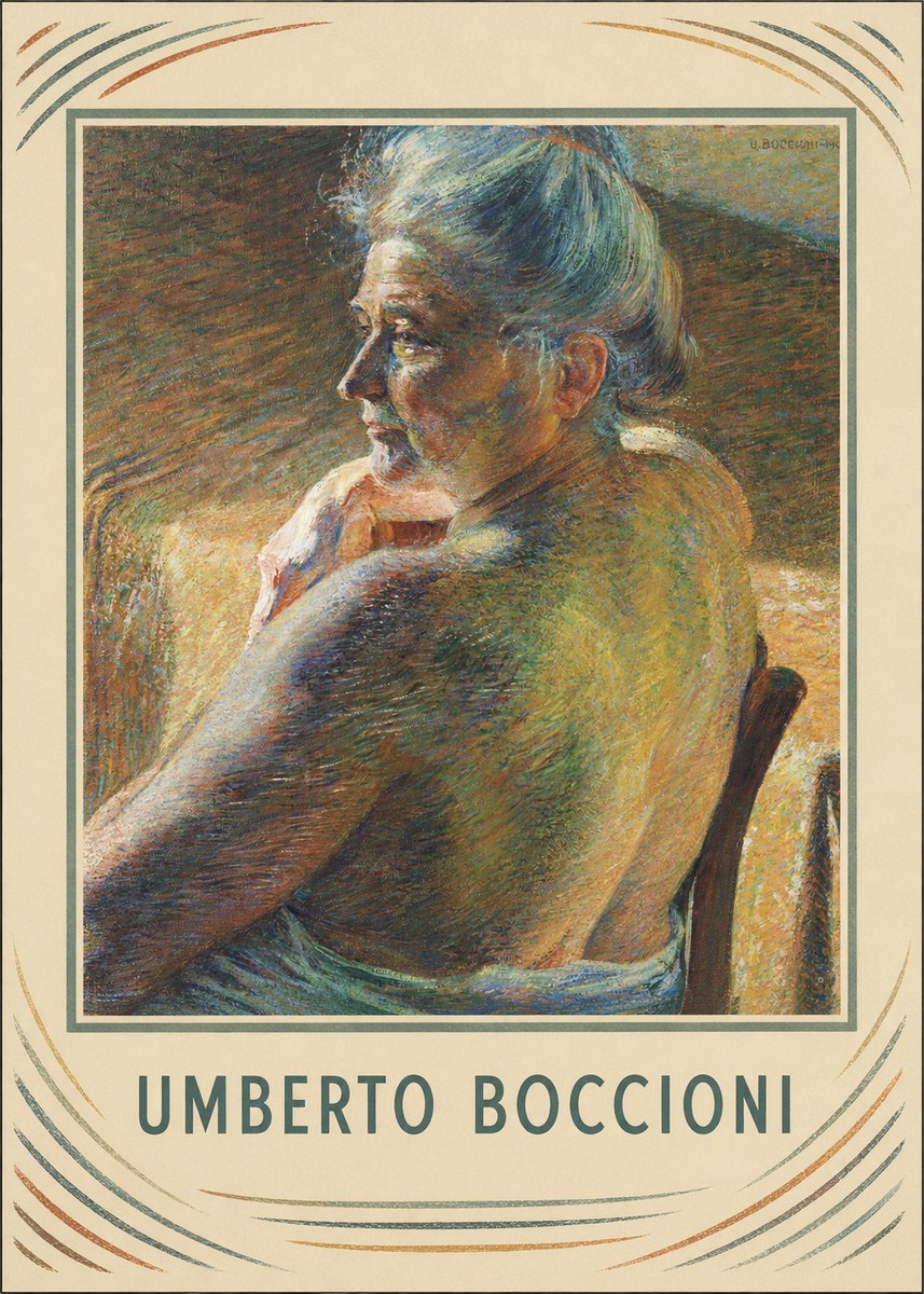 Umberto Boccioni Portrait of My Mother No1 - Póster