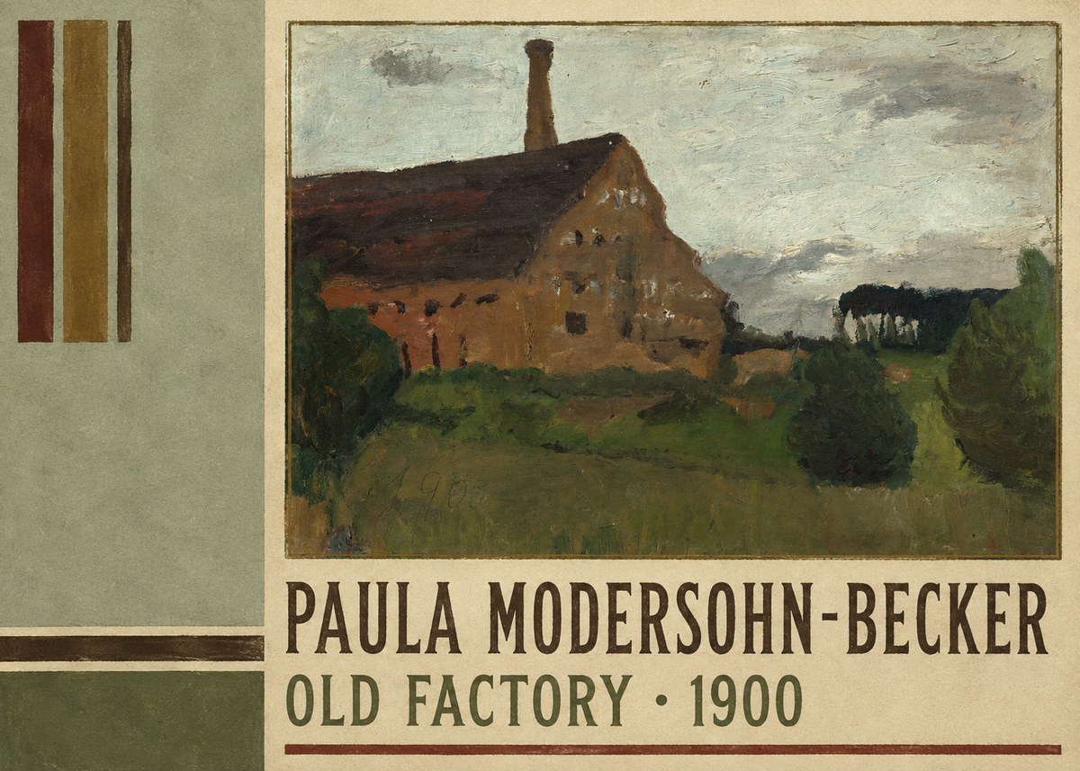 Paula Modersohn-Becker Old Factory No2 - Póster