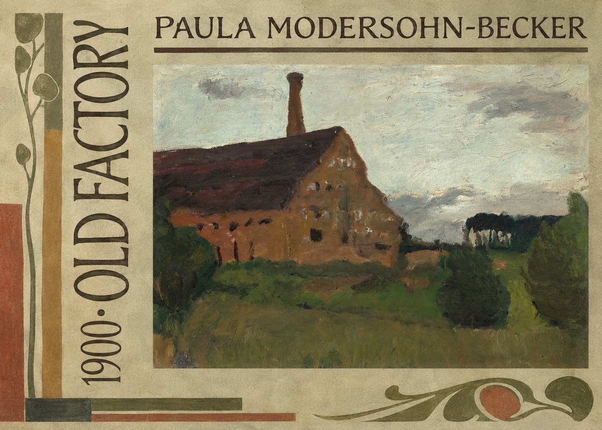 Paula Modersohn-Becker Old Factory No3 - Póster