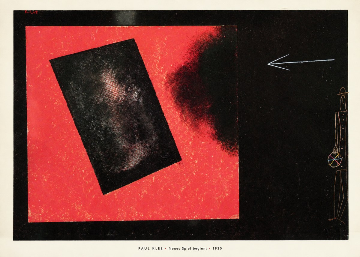 Paul Klee Neues Spiel Beginnt No5 - Póster