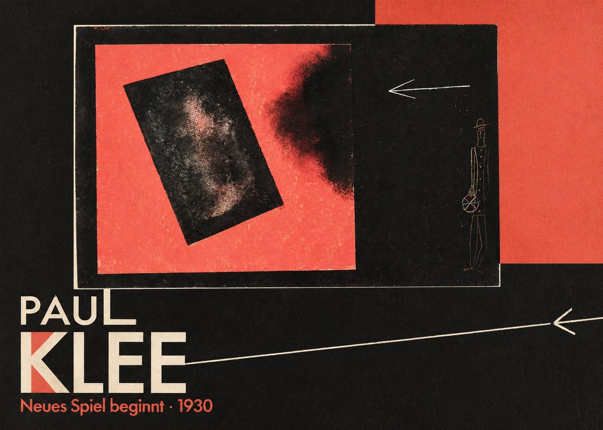Paul Klee Neues Spiel Beginnt No6 - Póster