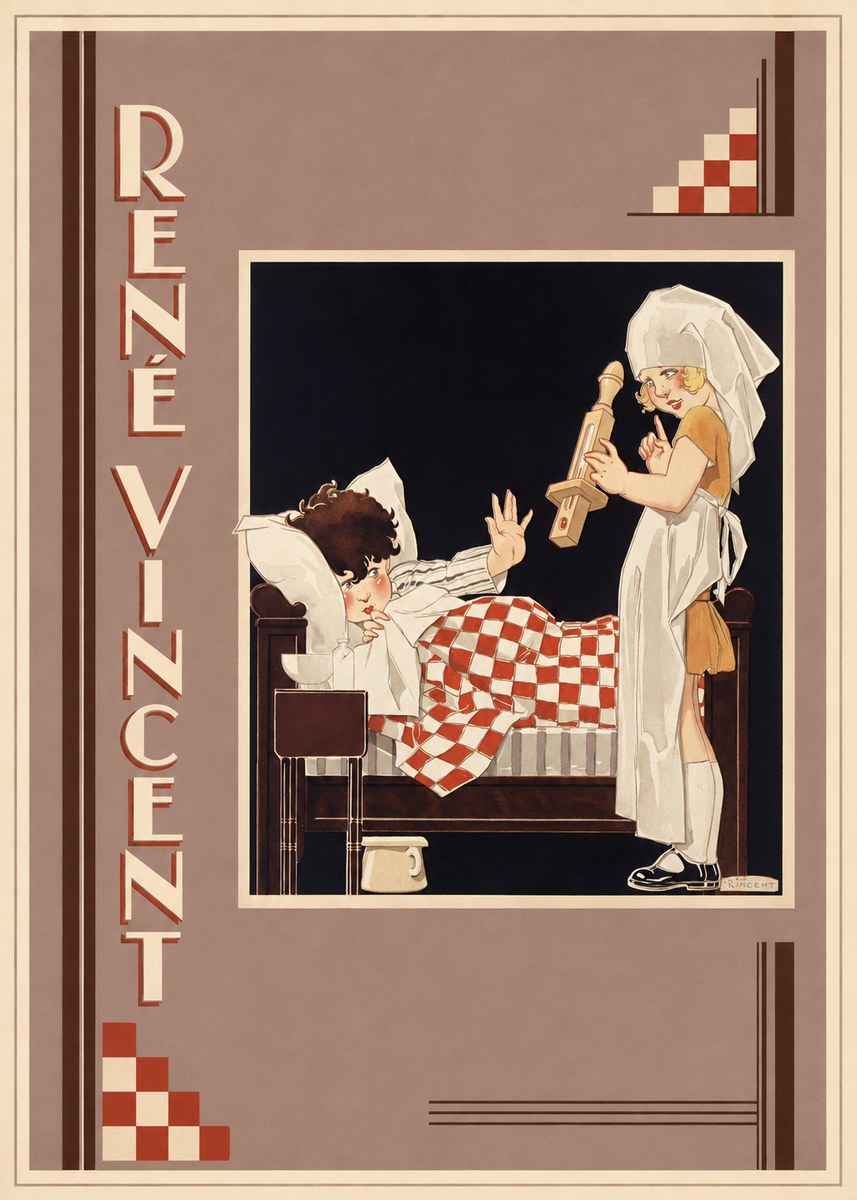 René Vincent The Little Patient No5 - Póster