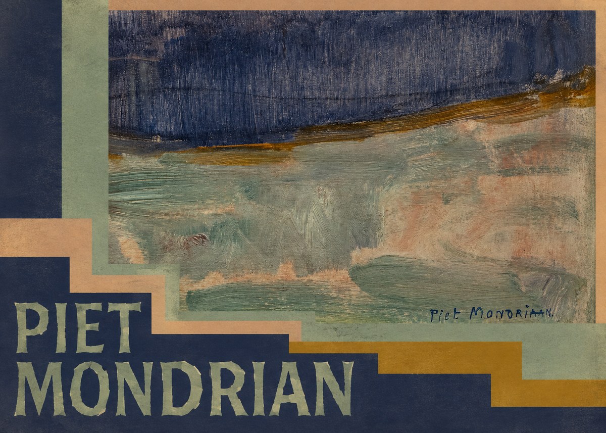 Piet Mondrian Piet Mondrian No4 - Póster