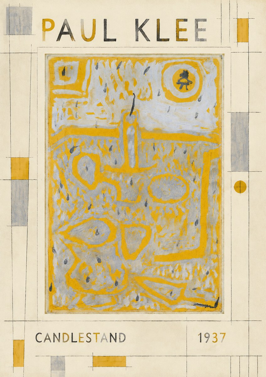 Paul Klee Candlestand No3 - Póster