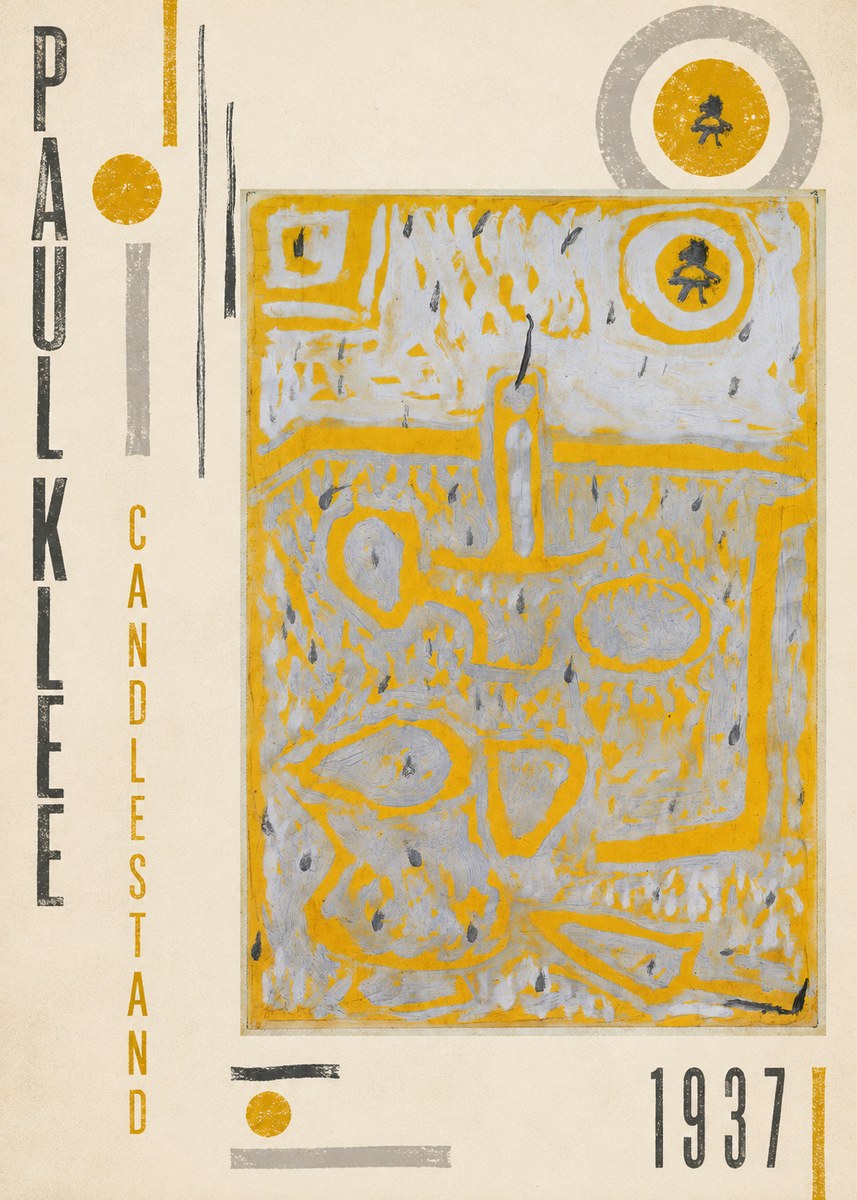 Paul Klee Candlestand No6 - Póster