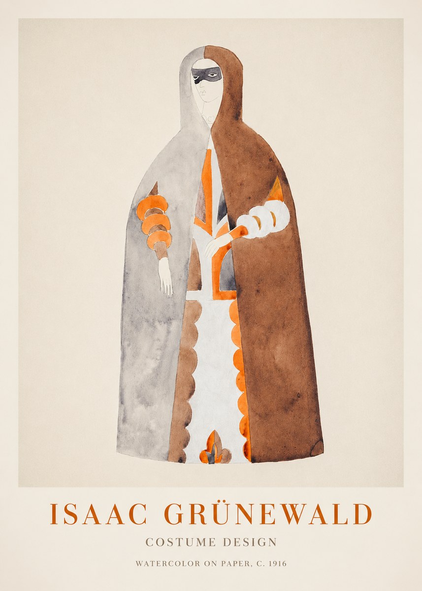 Isaac Grünewald Costume Design VI No1 - Póster