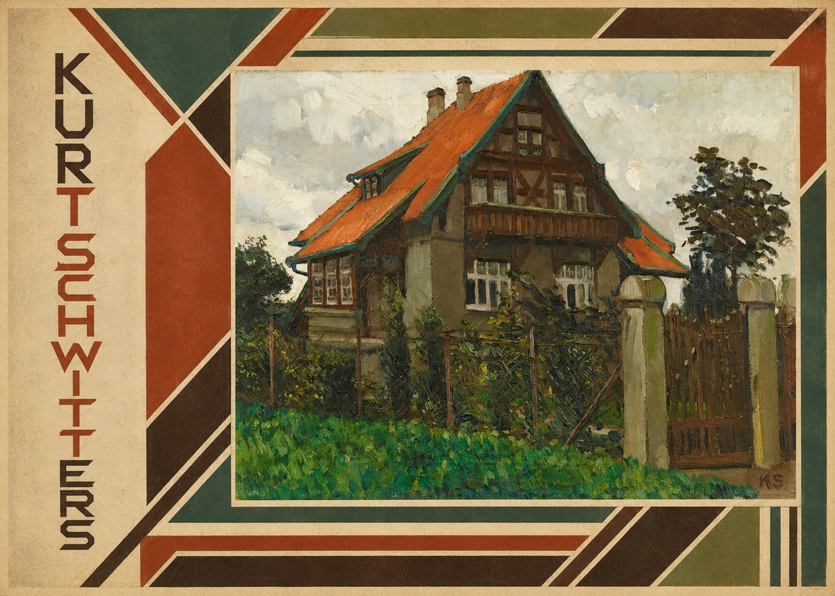 Kurt Schwitters The House on Berggasse No2 - Póster