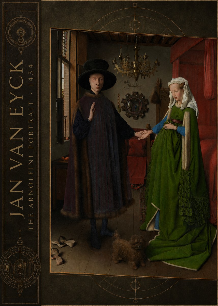 Jan van Eyck The Arnolfini Portrait IV No2 - Póster