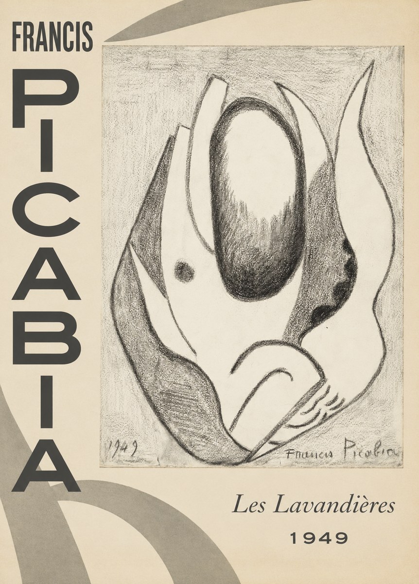 Francis Picabia Les Lavandières No6 - Póster